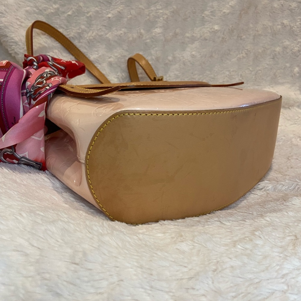 ❌SOLD❌ Louis Vuitton Vernis Monogram Biscayne Bay - Rose Ballerine - Picture 9 of 13